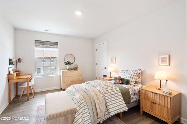 Bedroom, Home Office, Interior, Recessed Lighting, Wood Texture Flooring