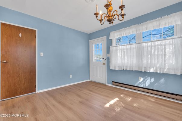 Chandelier, Empty room, Interior, Wood Texture Flooring