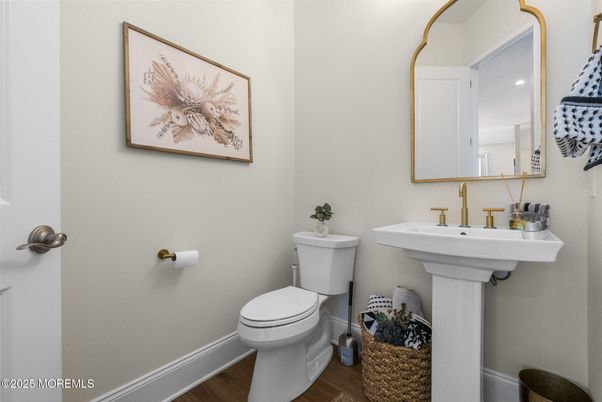 Bathroom, Interior, Wood Texture Flooring