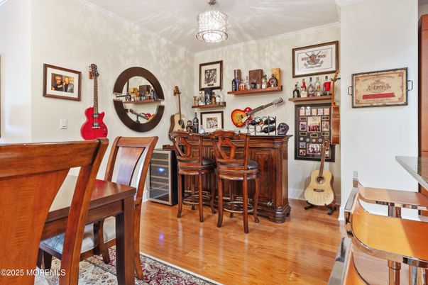 Dining room, Interior, Wood Texture Flooring