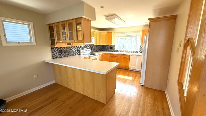 Interior, Kitchen, Wood Texture Flooring