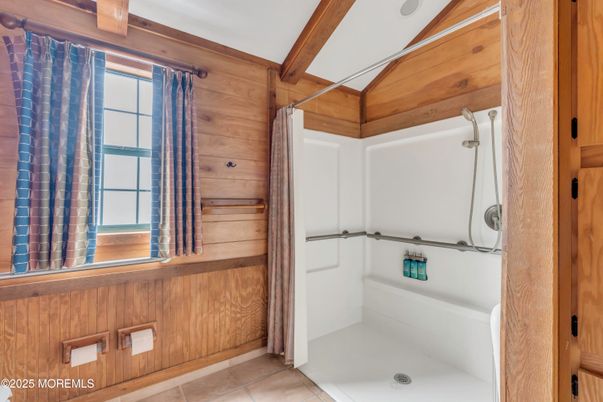 Bathroom, Interior, Wooden Walls