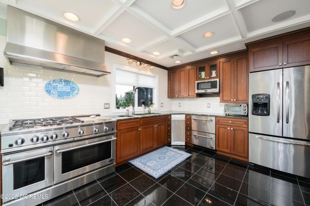 Interior, Kitchen, Recessed Lighting, Stainless Steel Appliances