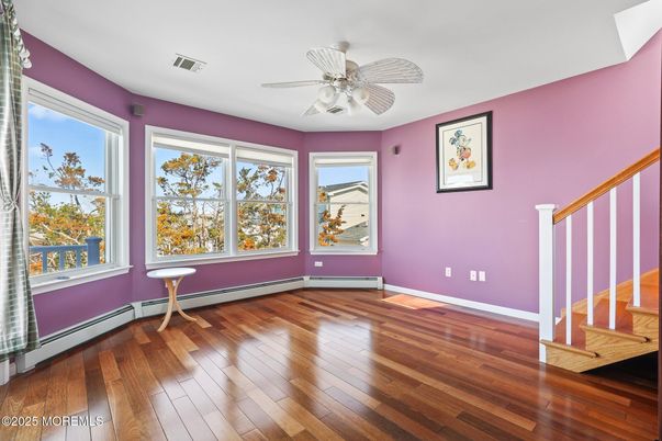 Empty room, Interior, Wood Texture Flooring