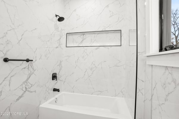 Bathroom, Interior, Marble Walls