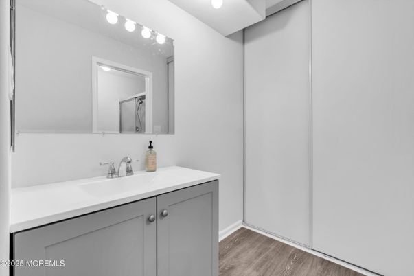 Bathroom, Interior, Wood Texture Flooring