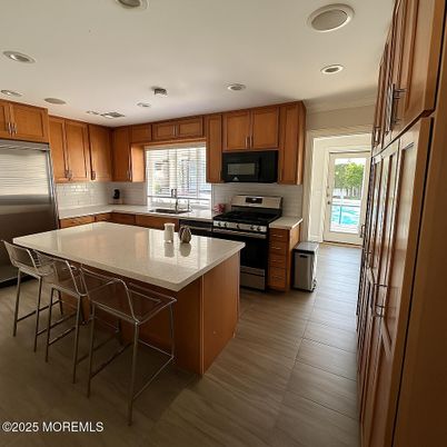Interior, Kitchen, Recessed Lighting, Stainless Steel Appliances