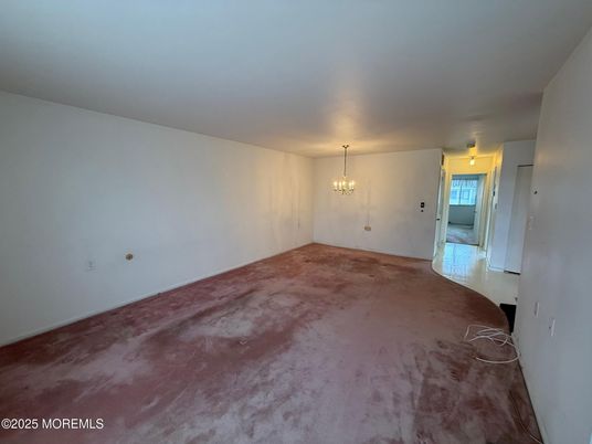 Chandelier, Empty room, Interior