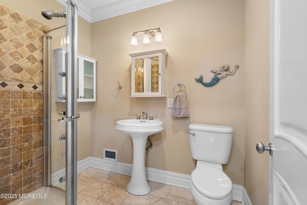 Bathroom, Glass Shower, Interior