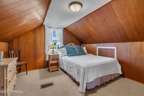 Bedroom, Interior, Wooden Ceilings, Wooden Walls