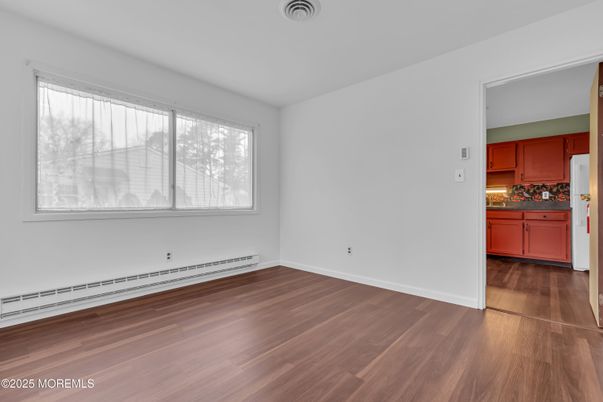 Empty room, Interior, Kitchen, Wood Texture Flooring