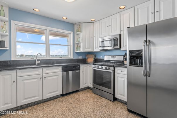 Interior, Kitchen, Recessed Lighting, Stainless Steel Appliances