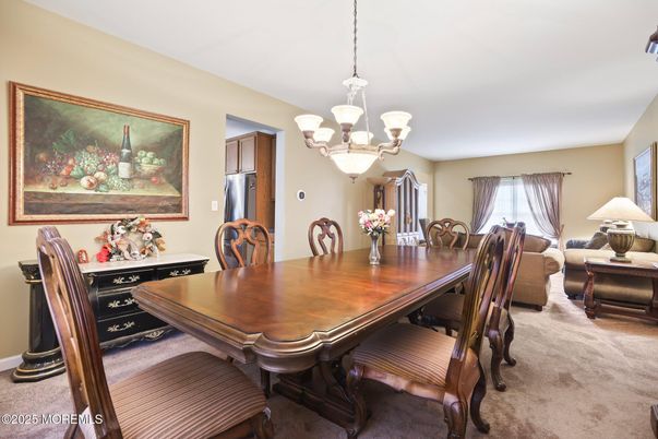 Chandelier, Dining room, Interior