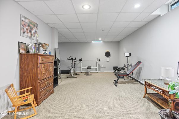 Fitness Equipment, Interior, Recessed Lighting