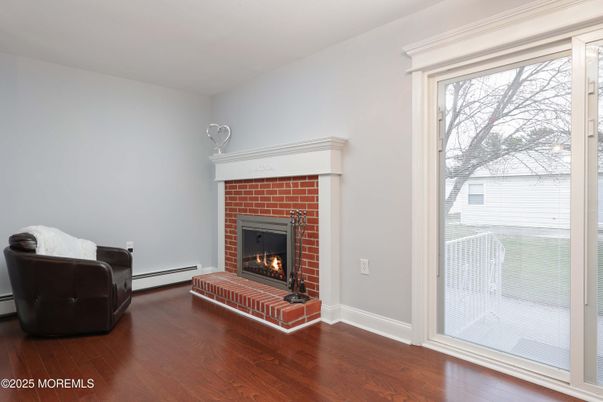Fireplace, Interior, Wood Texture Flooring