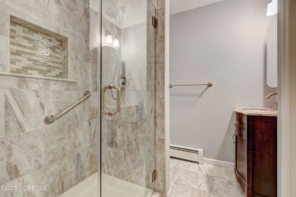 Bathroom, Glass Shower, Interior