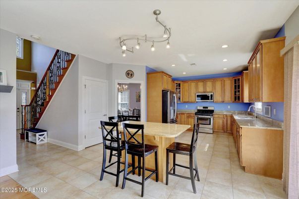 Interior, Kitchen, Recessed Lighting, Stainless Steel Appliances