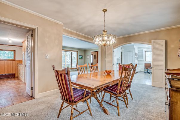 Chandelier, Dining room, Interior
