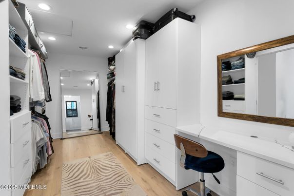 Interior, Recessed Lighting, Walk-in Closets, Wood Texture Flooring