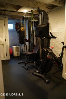 Fitness Equipment, Interior, Stone Walls