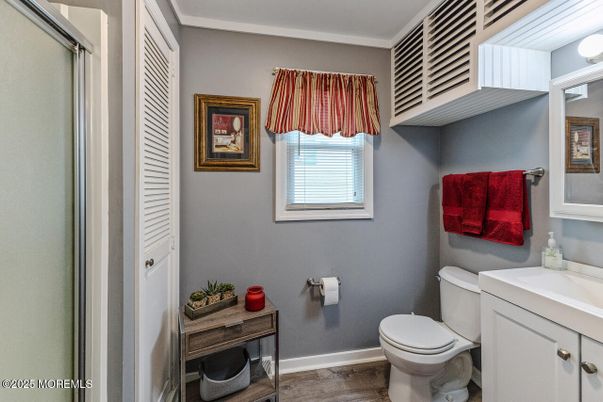 Bathroom, Interior, Wood Texture Flooring