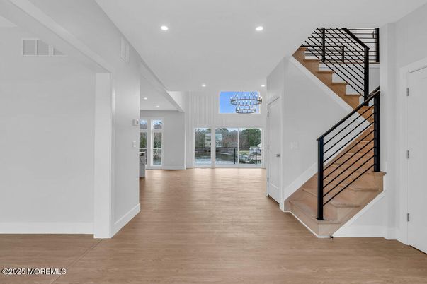 Interior, Recessed Lighting, Wood Texture Flooring