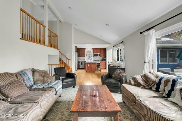 Interior, Kitchen, Living room, Wood Texture Flooring