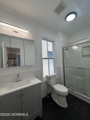 Bathroom, Glass Shower, Interior, Marble