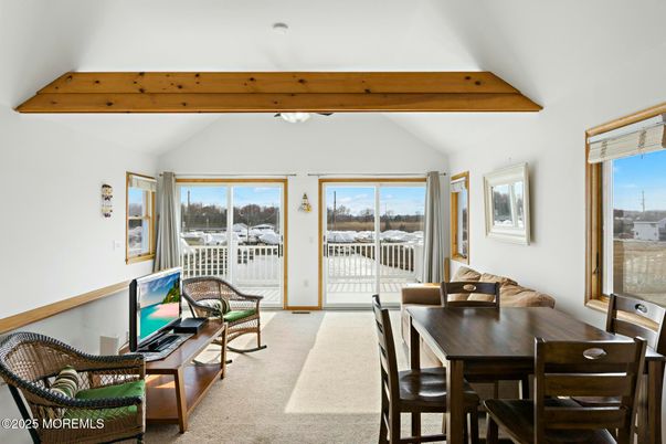 Dining room, Interior, Wooden Beams