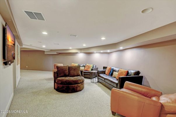 Interior, Living room, Recessed Lighting