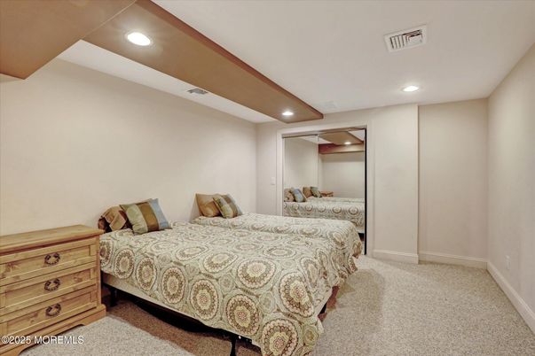 Bedroom, Interior, Recessed Lighting