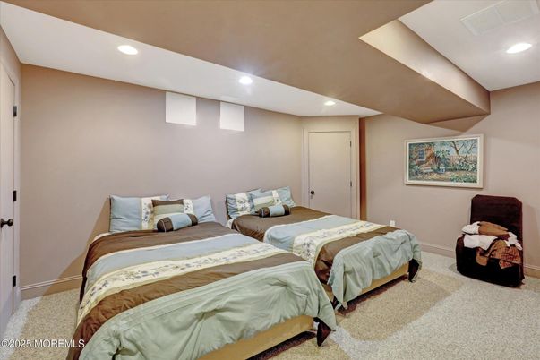 Bedroom, Interior, Recessed Lighting