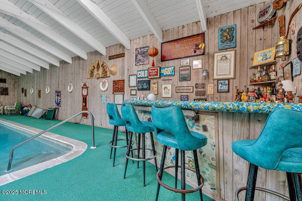 Interior, Pool, Wooden Walls