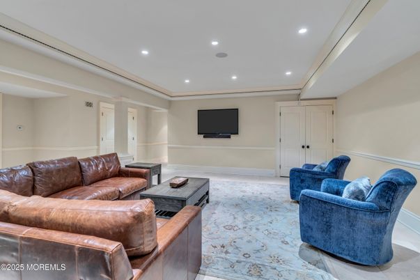 Interior, Living room, Recessed Lighting