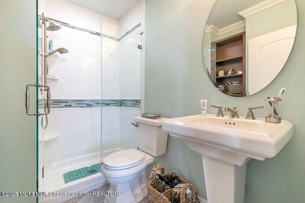 Bathroom, Glass Shower, Interior