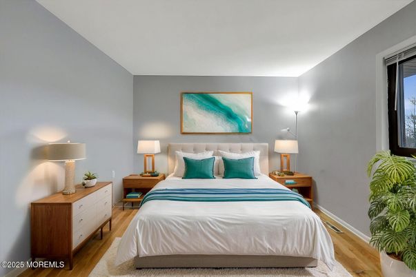 Bedroom, Interior, Wood Texture Flooring