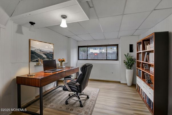 Home Office, Interior, Wood Texture Flooring