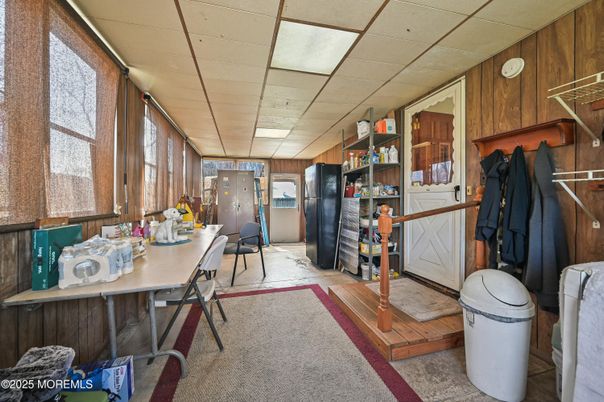 Dining room, Interior, Wooden Walls