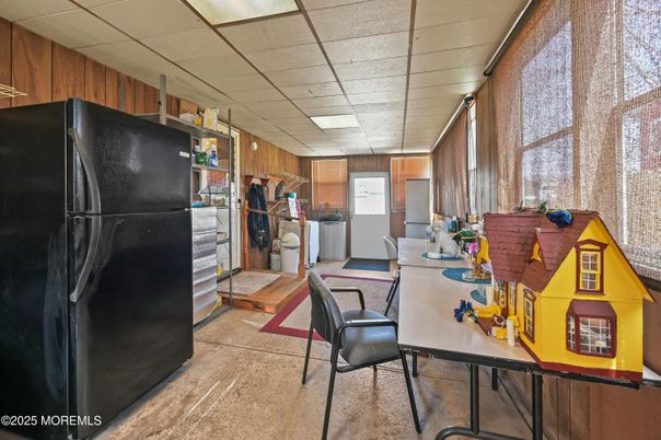 Dining room, Interior, Kitchen, Wooden Walls