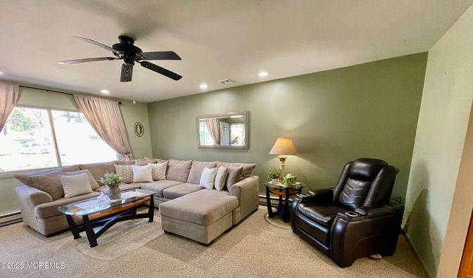 Interior, Living room, Recessed Lighting