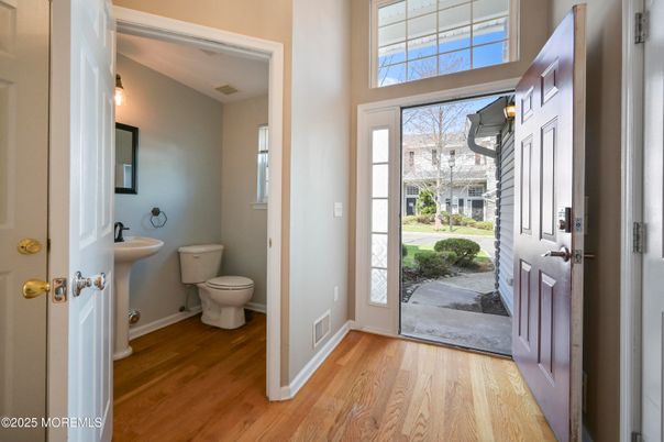 Bathroom, Interior, Wood Texture Flooring
