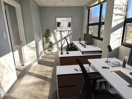 Home Office, Interior, Wood Texture Flooring