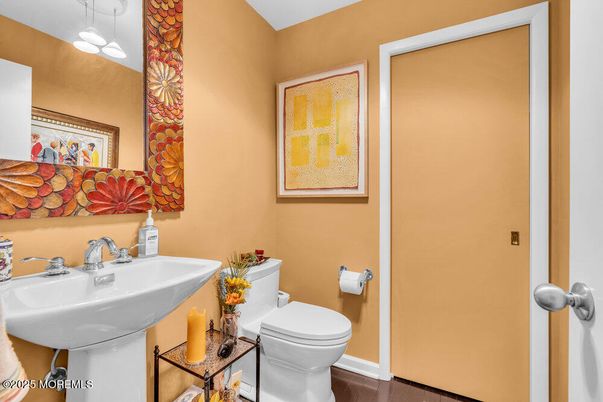 Bathroom, Interior, Wood Texture Flooring