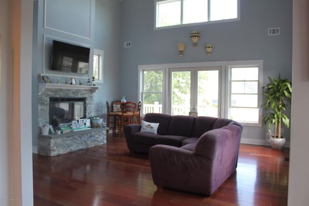 Fireplace, Interior, Living room, Wood Texture Flooring