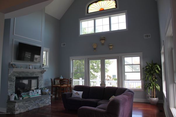 Fireplace, Interior, Living room, Wood Texture Flooring