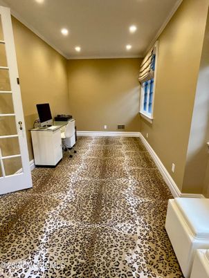 Home Office, Interior, Recessed Lighting