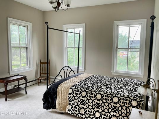 Bedroom, Chandelier, Interior