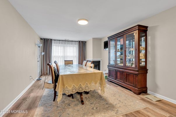 Dining room, Interior, Wood Texture Flooring