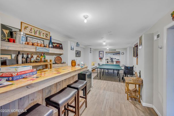 Game Room, Interior, Wood Texture Flooring
