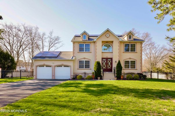 Attached, Exterior, Facade, Solar Panels, French Provincial